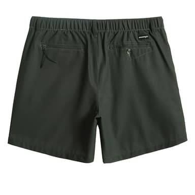 maamgic Men's 5 Inseam Shorts Casual Classic Fit Short Men with Multi-Pocket Mens Workout Shorts Hybrid Quick Dry Shorts Army Green X-Large - Image 6