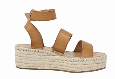 The Drop Women's Listilla Espadrille Flatform Ankle Strap Sandal Wedge, Cognac, 8 - Image 3
