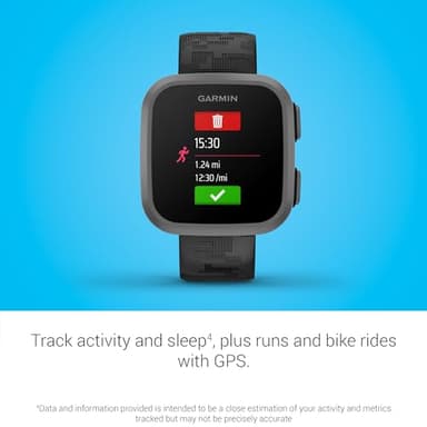 Garmin Bounce™, Kids Smartwatch, Two-Way Text and Voice Messaging, Location Tracking, Black Camo (Renewed) - Image 6