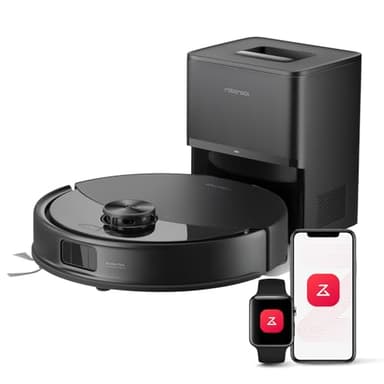 roborock Q10 S5+ Robot Vacuum and Mop, 10,000Pa Suction, Upgraded from Q8 max+, 70 Days Self-Emptying, Obstacle Avoidance, Sonic Mopping, Dual Anti-Tangle Design, Auto Mop Lifting, Ideal for Pet Hair - Image 1