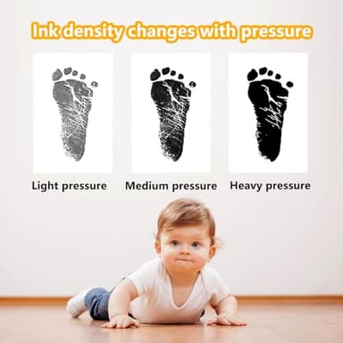 4-Pack Baby Inkless Hand and Footprint Kit Paw Nose Print Kit for Dogs Cats Pets Clean Touch Ink Pad for Baby Pets Newborn Keepsake Mess-Free Ink Pad - Image 8