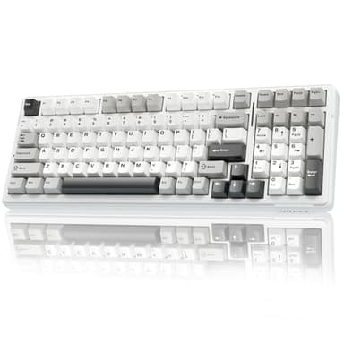 AULA F99 Wireless Mechanical Keyboard,Tri-Mode BT5.0/2.4GHz/USB-C Hot Swappable Custom Keyboard,Pre-lubed Linear Switches,RGB Backlit Computer Gaming Keyboards for PC/Tablet/PS/Xbox - Image 1