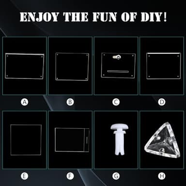 KYODOLED Large Tall Acrylic Donation Box with Slot and Lock, Clear Ballot Box with 6"x8" Sign Holder Storage Container for Voting, Raffle,Tip Jar, 6.7"x5.23"x8" - Image 5