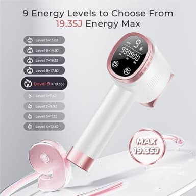 Laser Hair Removal for Women and Men, IPL with Ice-Cooling System for Nearly Painless And Long-Lasting Result At-Home Permanent Hair Removal Device 999999 Flashes for Whole Body Use - Image 8