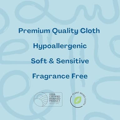 Hello Bello Extra Gentle Unscented Baby Wipes, Plant Based, Made with 99% Water and Aloe for Babies and Kids, 720 Count - Image 6