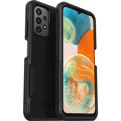 OtterBox Galaxy A23 5G UW Commuter Series Case - Black, Slim & Tough, Pocket-Friendly, with Port Protection - Image 1