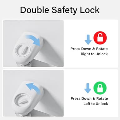 PRObebi Retractable Baby & Dog Gate - Extends to 72" Wide, 34" Tall, for Stairs, Doorways, Hallways & Outdoor Use - Image 7