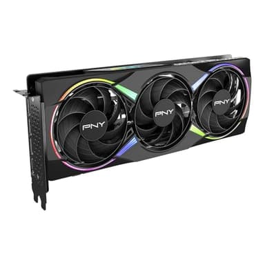 PNY NVIDIA GeForce RTX™ 5060 Ti 16GB ARGB Overclocked Triple Fan Graphics Card (DLSS 4, PCIe® 5.0, HDMI®/DP 2.1, 2-Slot, Epic-X™ RGB Lighting) - Image 2