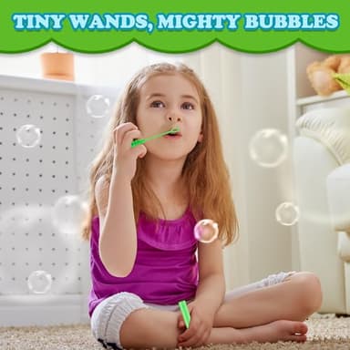 Halloween Party Goodie Bag Stuffer Fillers for Kids, 32 Pack Mini Bubble Wand Toys Gifts for Toddlers, Small Basket Pinata Birthday Camping Wedding Party Favors Supplies Classroom School Stuff Prizes - Image 4