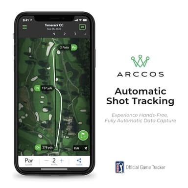 Arccos Smart Sensors: Automatic Golf Game Tracking System, A.I. Powered Caddie, A.I. GPS Rangefinder & Smart Club Distances - Image 4