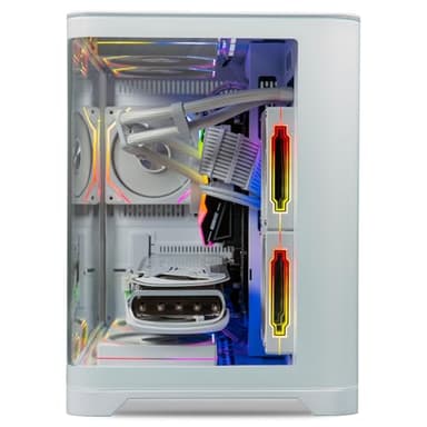 ViprTech Reaper 3.0 Liquid-Cooled PC - AMD Ryzen 7 8700F (5.0Ghz Turbo), RTX 5070 12GB, 32GB DDR5 6400, 2TB NVMe SSD, 800W Gold, VR-Ready, WiFi BT, Win 11, Gaming Desktop Computer White - Image 7