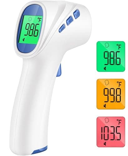 Forehead Thermometer for Adults and Kids, Digital Baby Thermometer with Fever Alarm, Fast Accurate Results, Home Medical & Nurse Essentials - Image 1