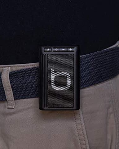 Bumpboxx Wireless Bluetooth Speaker | Blue | Retro Pager Beeper | Outdoor Portable Bluetooth Speaker | MP3 Player | LED Flashlight | Waterproof Speaker | Weighs 3.2oz (Renewed) - Image 6