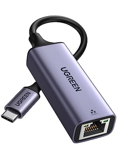 UGREEN USB C to Ethernet Adapter, Plug and Play 1Gbps Ethernet Adapter, Aluminum Case, (Thunderbolt 4/3 Compatible) to RJ45 Network Dongle, Compatible for MacBook Pro/Air, iPhone 16 Pro/Max, iPad, XPS - Image 1