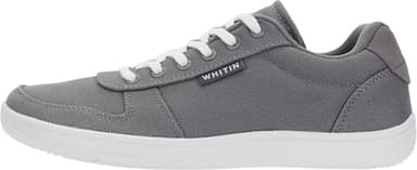 WHITIN Wide Toe Box Barefoot Sneakers for Women Minimalist Zero Drop Sole Minimus Shoes Size 7 Gym Jogging Walking Grey White 38 - Image 4