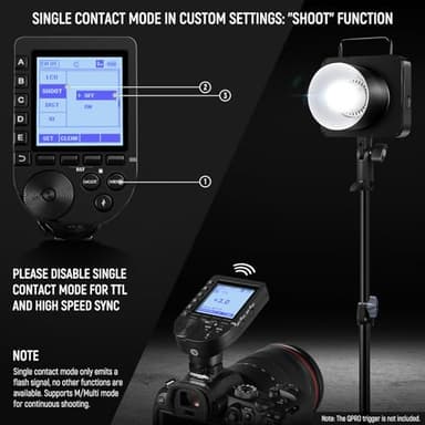 NEEWER Q4 400Ws 2.4G TTL Outdoor Studio Flash Strobe (New Look),1/8000 HSS 2800mAh Battery Powered Photography Monolight Speedlite 30W Modeling Lamp/400 Full Power Flash/0.01-1.2s Recycle/Bowens Mount - Image 4