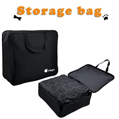 Meginc Dog Seat Covers for Back Seat, Dog Car Seat for Tesla Model 3, 100% Waterproof Pet Seat Cover Protects from Scratches, Scuffs, Hammock for Tesla with Mesh Window & Headrest Protection - Image 7