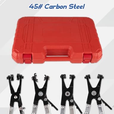 9PCS Hose Clamp Pliers with Radiator Cable-Type Flexible Hose Clamp Pliers for fuel lines, engines and Car Radiator Warmer, Suitable for Removing Clamps on Car Cooling Systems and Hoses - Image 4