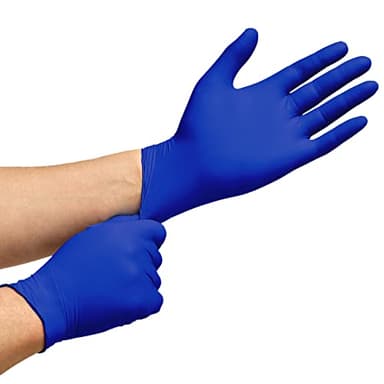 Inspire Nitrile Gloves Medical Examination | The Original Quality Stretch Cobalt Blue | 4.5 Grade Disposable Latex Free Doctors,EMT, Food Service, Cleaning, Janitorial, Household, Hospitals and More - Image 3