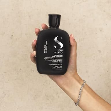 ALFAPARF MILANO Semi di Lino Sublime Sulfate Free Detox Shampoo - Detoxifying Shampoo - Gentle Hard Water Shampoo for Oily Hair - Cleansing Scalp Build Up and Impurity Remover (8.45 fl oz) - Image 4