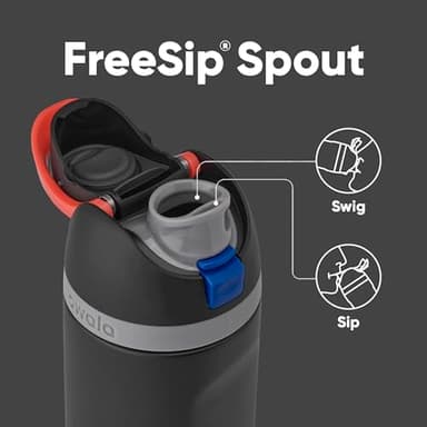 Owala Star Wars FreeSip Insulated Stainless Steel Water Bottle with Straw for Sports and Travel, BPA-Free Sports Water Bottle, 24 oz, Darth Vader - Image 2