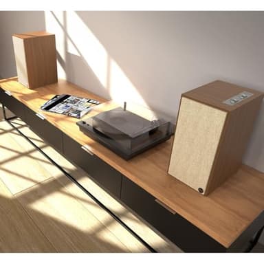 Klipsch The Sevens Heritage Inspired (Pair) Powered Speakers - Walnut - Image 3