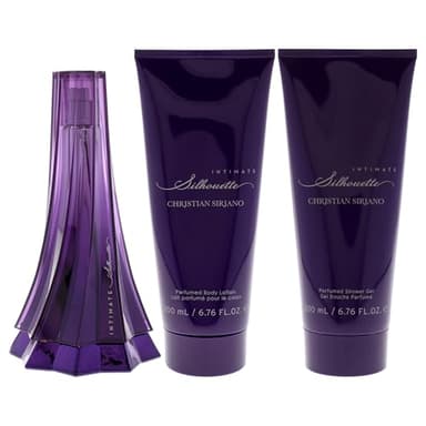 Christian Siriano Silhouette Intimate for Women - 3 Pc Gift Set 3.4oz EDP Spray, 6.76oz Body Lotion, 6.76oz Shower Gel - Image 2