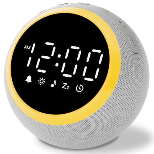 Rohent Sound Machine for Sleeping Adults: Alarm Clocks for Bedrooms, 25 Soothing Sounds, 7 Soft Wake-Up Sounds, 16 Adjustable Volume & Timer, Memory Function - Ideal for Bedroom - Image 1