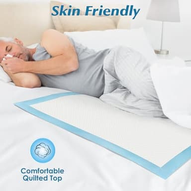 50 Count 36" x 36" Super Absorbency Disposable Underpads - Leakproof Quick Drying Pads for Baby, Puppy & Adults, Bed Pads, Incontinence & Dog Pee - Image 5