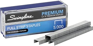 Swingline Staples, S.F. 4, Premium Staples for Desktop Staplers, 1/4" Length, 210/Strip, 5000/Box (35450 - Image 4