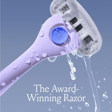 Billie Razors for Women Shave Kit – Women’s Razor + 4 x 5-Blade Razor Refills + Magnetic Holder – DreamPop - Image 3