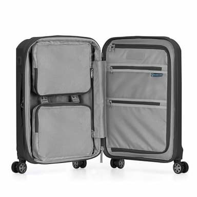 Traveler's Choice Pagosa Indestructible Hardshell Expandable Spinner Luggage, Black, 22-Inch Carry-on - Image 9