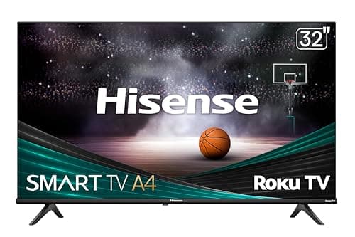 Hisense 32-Inch Class A4 Series HD 720p Smart Roku TV with Alexa Compatibility (32A4HNR) - Dolby Audio, Slim Bezel Design, Google Assistant - Image 1