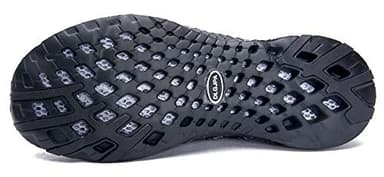 DLGJPA Men's Quick Drying Water Shoes for Beach or Water Sports Lightweight Slip On Walking Shoes Allblack 14 - Image 6