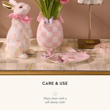 MACKENZIE-CHILDS Ceramic Tray, Unique Tray for Decor, Eternity Trinket - Image 5