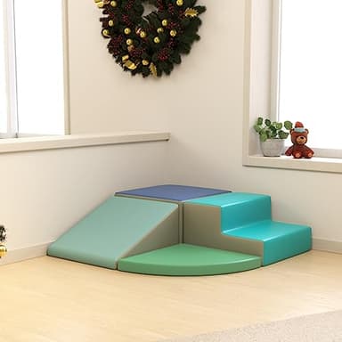 CMFYDAILY 4 Pieces Kids Climbing Toys for Toddlers 1-3, Lightweight Couch Kids for Crawling and Sliding, Soft Play Equipment Foam Blocks Climber, Indoor Climb and Crawl Activity Play Set - Image 7