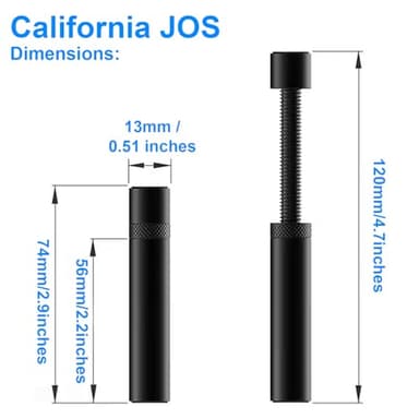 California JOS GPU Support Bracket Graphics Card Brace Anti-Sag Holder Height Adjustable Video Card Stand Black Large - Image 2