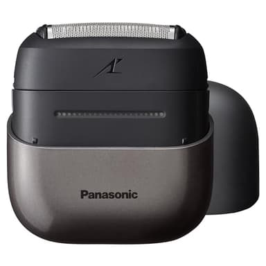 Panasonic Swipe Right Travel Shaver for Men, Portable Electric Razor with USB-C Charging, 3-Blade Cutting System and Beard Sensor Technology, Wet/Dry Use - ES-CM3A-K - Image 1