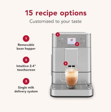 KitchenAid Fully Automatic Espresso Machine KF6, KES8556SX, Stainless Steel - Image 3