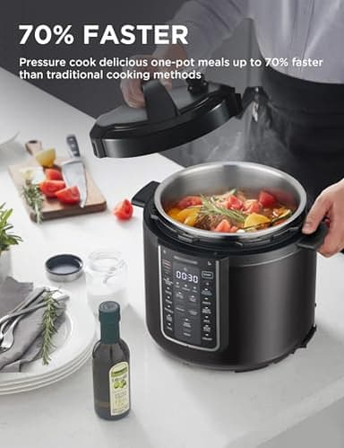 Midea 12-in-1 Electric Pressure Cooker, 6 Quarts, 12 Presets, Multi-Functional Programmable Slow Cooker, Rice Cooker, Steamer, Sauté Pan, Yogurt Maker, and More, Stainless Steel - Image 2