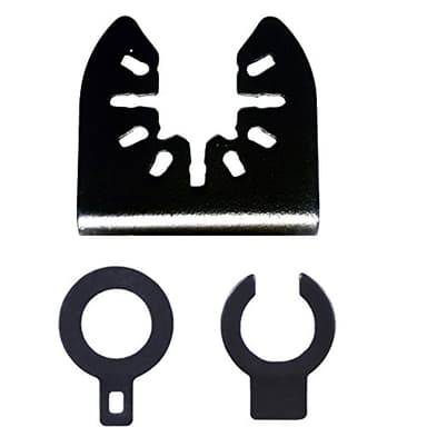 EZARC Titanium Oscillating Tool Blades, Oscillating Multitool Blades for Metal, Wood Nails, Screws Cutting, Plastic, 3 Pack - Image 6