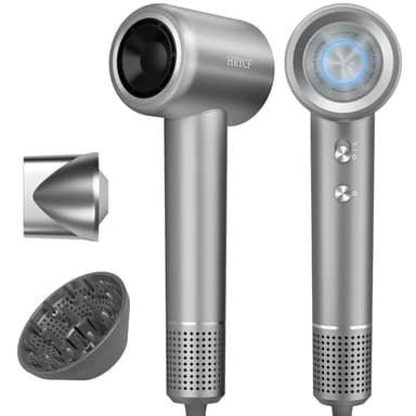 High Speed Hair Blow Dryer|Professional Salon Grade Air Speed, Negative Ion Hair Care|Quiet Design|Suitable for Thick Hair/Styling with Nozzle & Diffuser, Long Motor Lifespan - Image 1