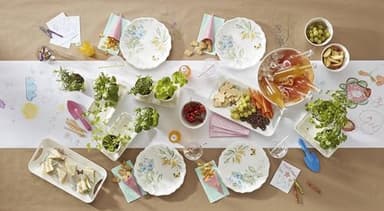 Lenox 855591 Butterfly Meadow Melamine Hors Doeuvres Tray, Lightweight Melamine Material - Image 6
