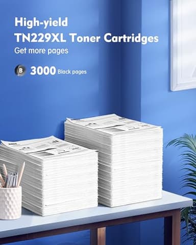 TN229XL Black Toner Cartridge Compatible with Brother MFC-L3780CDW HL-L3280CDW HL-L3220CDW MFC-L3720CDW HL-L3295CDW HL-L3300CDW Printers(1 Pack TN229) - Image 3