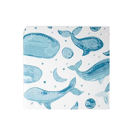 Crane Baby Ocean Crib Sheet, 100% Cotton Fitted Sheet, 28" x 52", Crib Sheets for Boys, Toddler Bed Sheets, Ocean Nursery Decor - Image 6