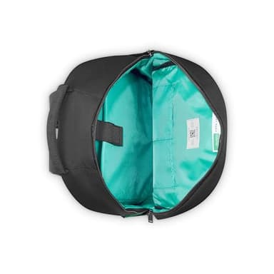 United Colors of Benetton Fabrica Backpack, Black, 15.6 Inch Laptop Sleeve - Image 4