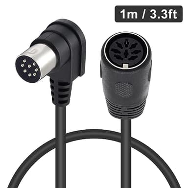 Poyiccot 8 PIN DIN Extension Cable, 3.3ft, Male to Female, Compatible with B&O Systems, PowerLink MK2, Monster Clarity HD, Tur-bograft 16 Controller - Image 7