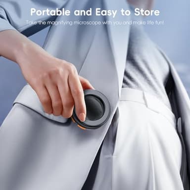 Coin Magnifying Glass, Portable Handheld Magnifying Glass with 3 Levels of Adjustable Light, Coin Magnifier with Light for Seniors Reading, Jewelry, Exploring, Inspection - Image 7