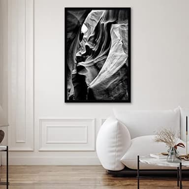 Americanflat 27x40 Movie Poster Frame with Polished Plexiglass - Black Picture Frame - Wide Photo Frames Made of Engineered Wood for Vertical or Horizontal Wall Display - Epic Collection - Black - Image 6