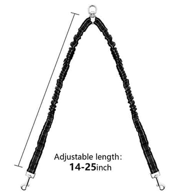 Giecooh Double Dog Leash,Reflective No Tangle Leashes for 2 Dogs,Dual Dog Training Leash for Medium Large Dogs,Black - Image 3